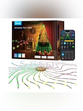 NEW Govee Christmas Tree Lights -
Smart RGBIC 480 LEDs Christmas Lights